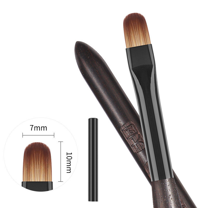 Blush Brush Kabuki - 1/6 Uds pincel de uñas acrílico