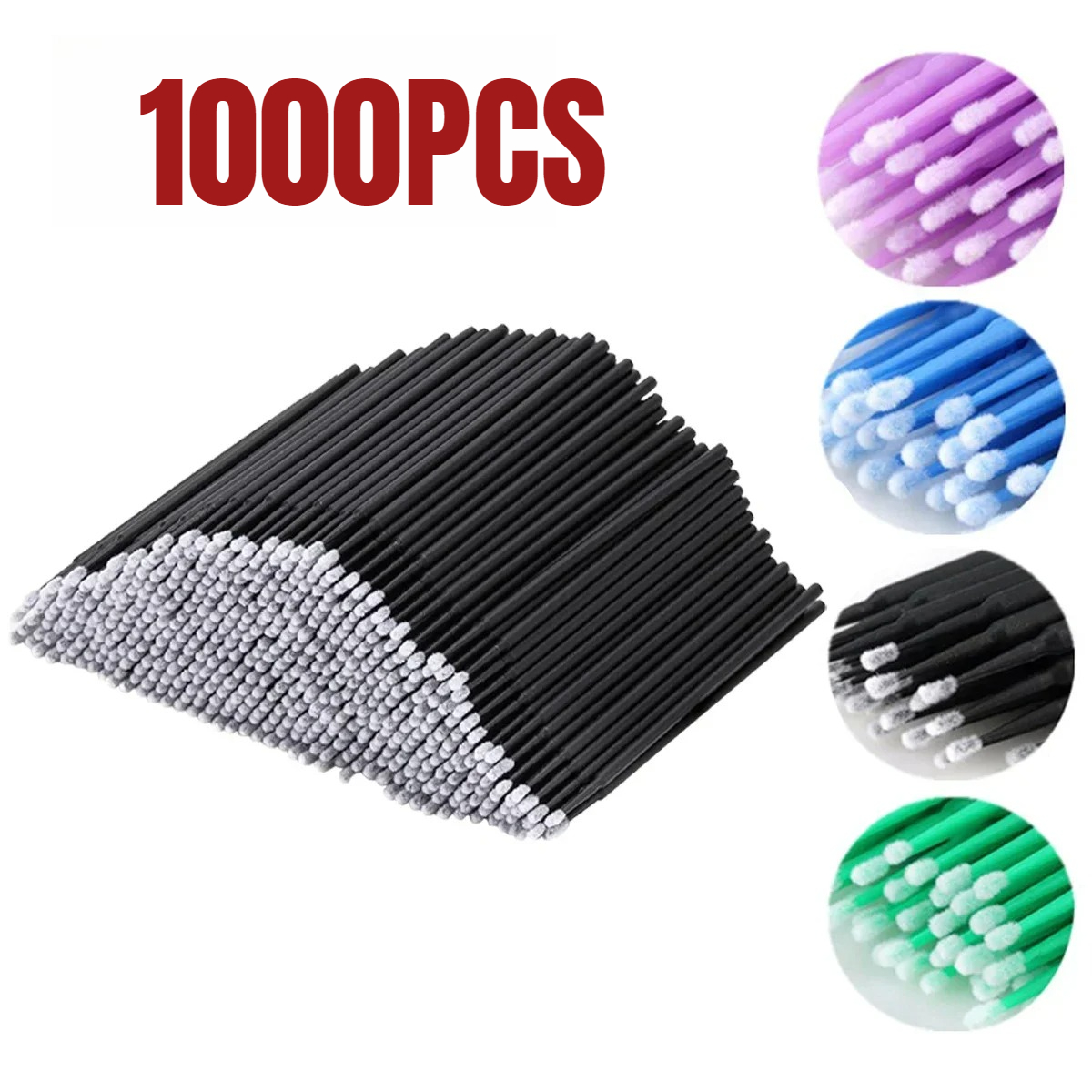 Beauty Makeup Tool - 1000/500 Uds cepillo de limpieza de