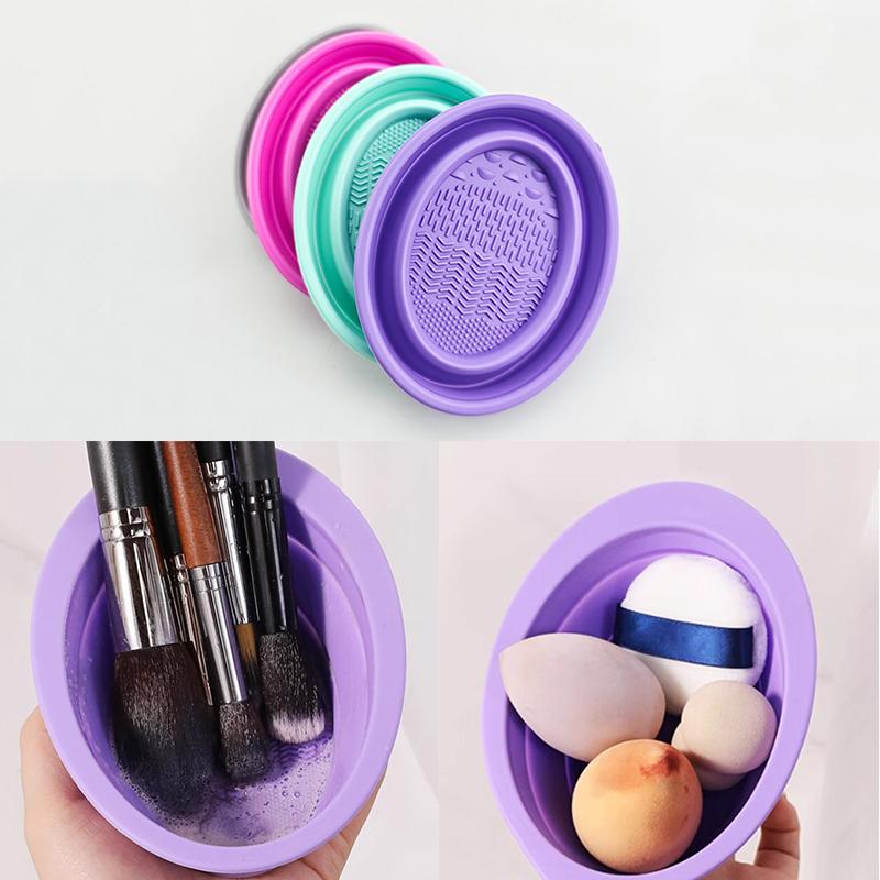 Blush Brush Kabuki - Limpiador de brochas de maquillaje de