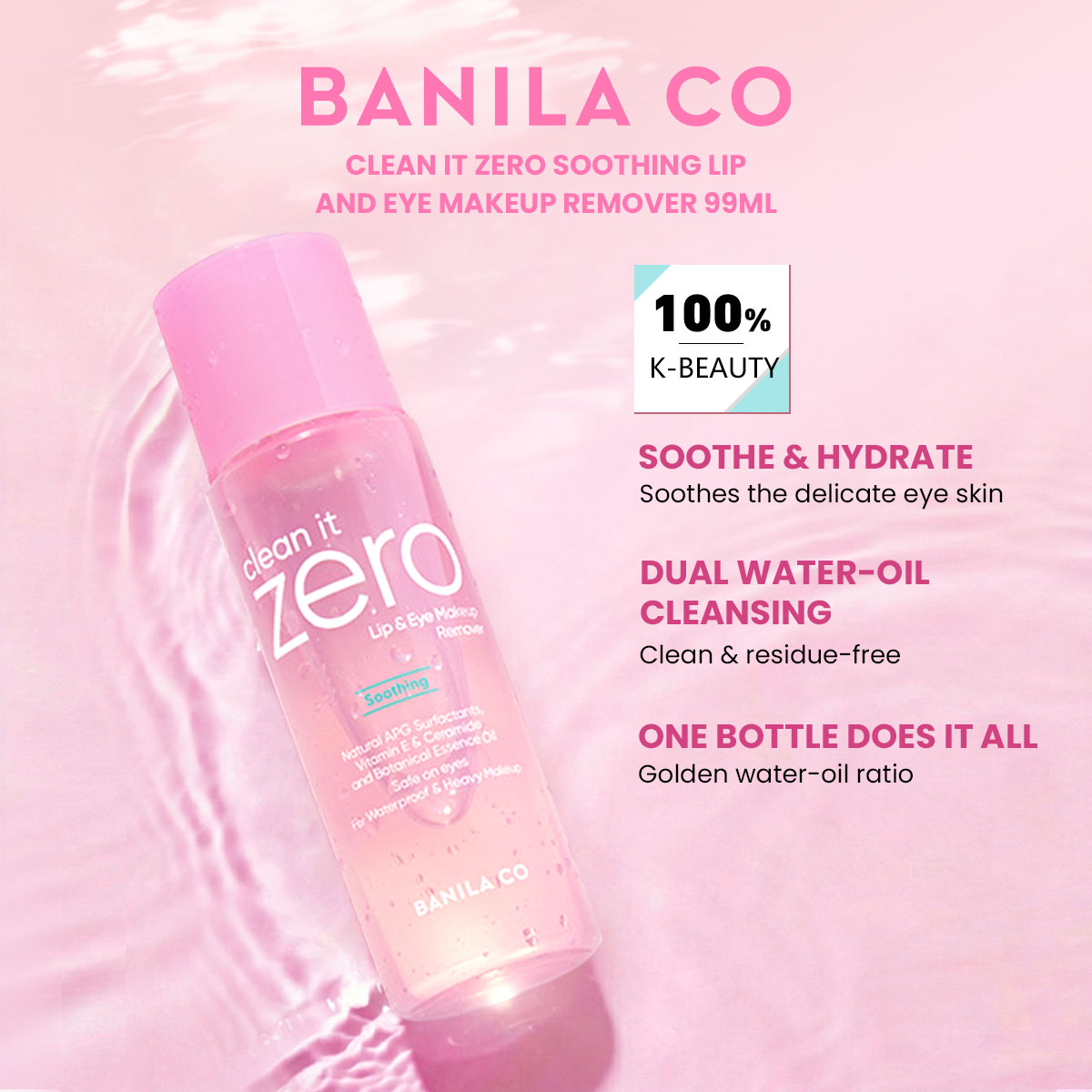 Beauty Makeup Remover - BANILA CO Clean it Zero -