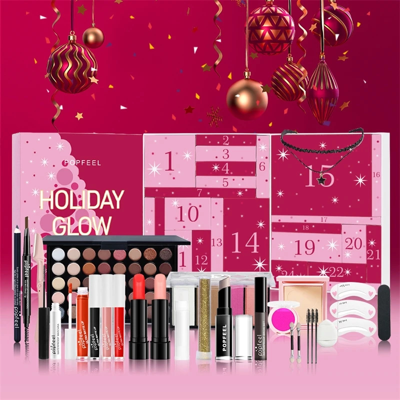 Beauty Makeup Events - Set de maquillaje navideño con cuenta