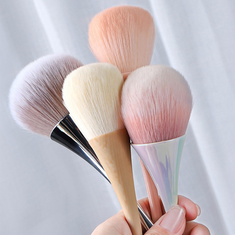 Blush Brush Kabuki - Cepillo de limpieza de polvo para