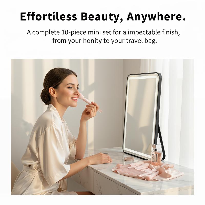 Juego de 10 brochas de maquill - Beauty Makeup Events reseña y precio