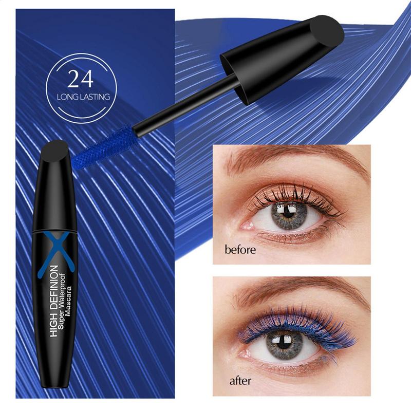 Máscara de pestañas azul para  - Waterproof Mascara Wand reseña y precio