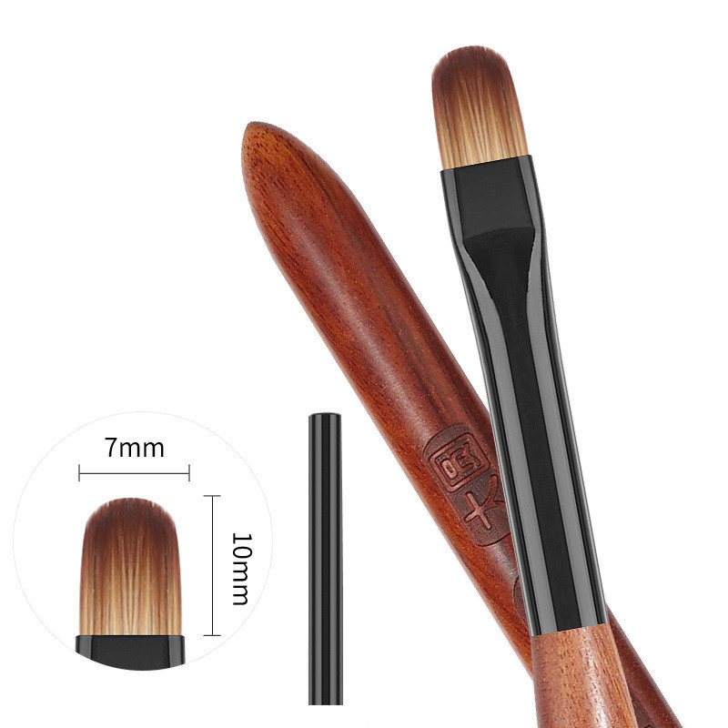 1/6 Uds pincel de uñas acrílic - Blush Brush Kabuki reseña y precio