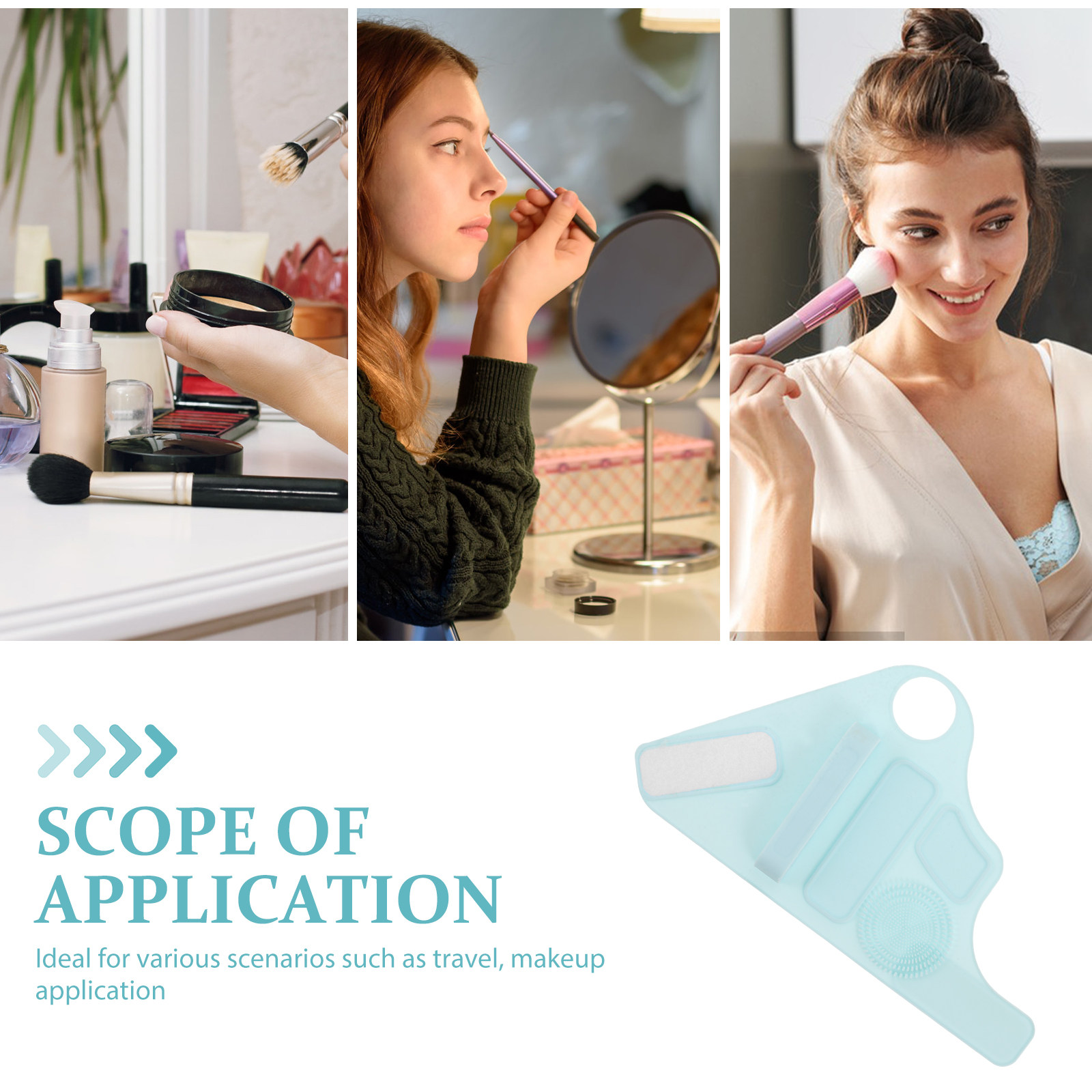 Correa de mano de silicona par - Beauty Makeup Tool reseña y precio