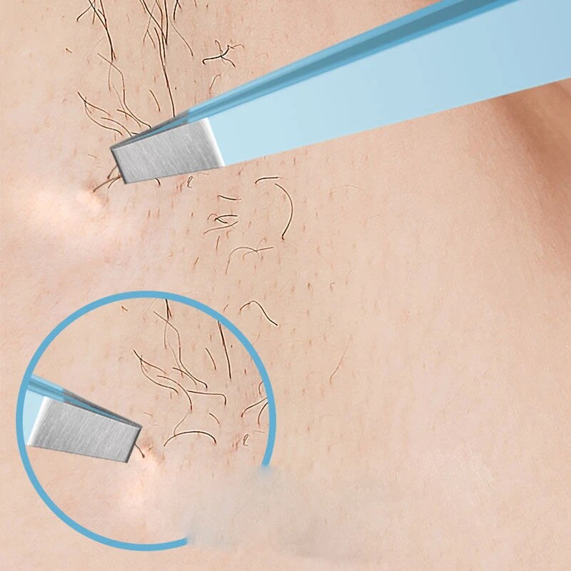 Pinzas de cejas de acero inoxi - Beauty Makeup Remover reseña y precio