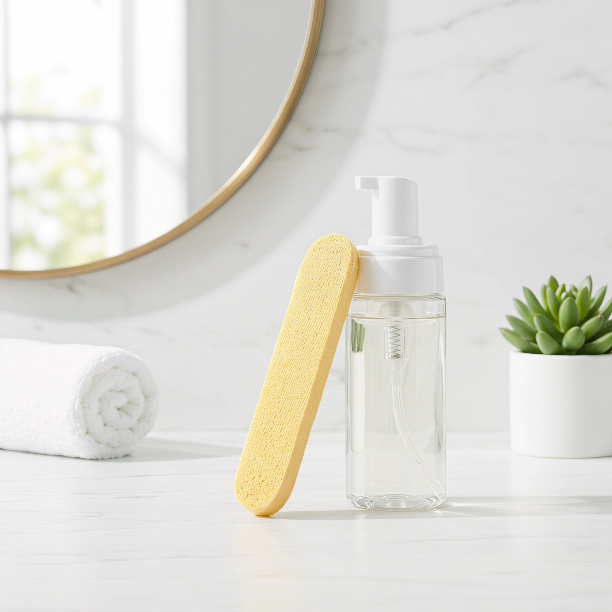 Esponja Facial Redonda Comprim - Beauty Makeup Tool reseña y precio