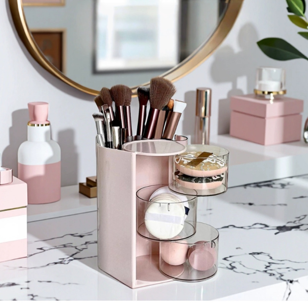 Caja de Almacenamiento Girator - Blush Brush Kabuki reseña y precio