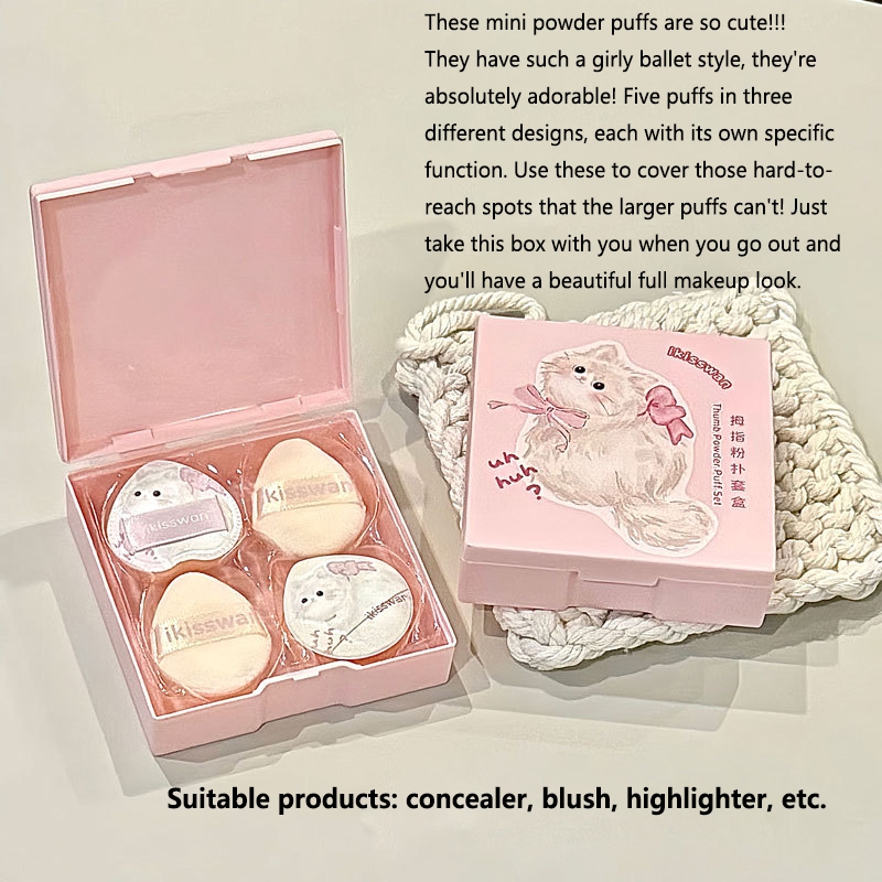 Juego de 5 Esponjas de Maquill - Beauty Makeup Tools Set reseña y precio
