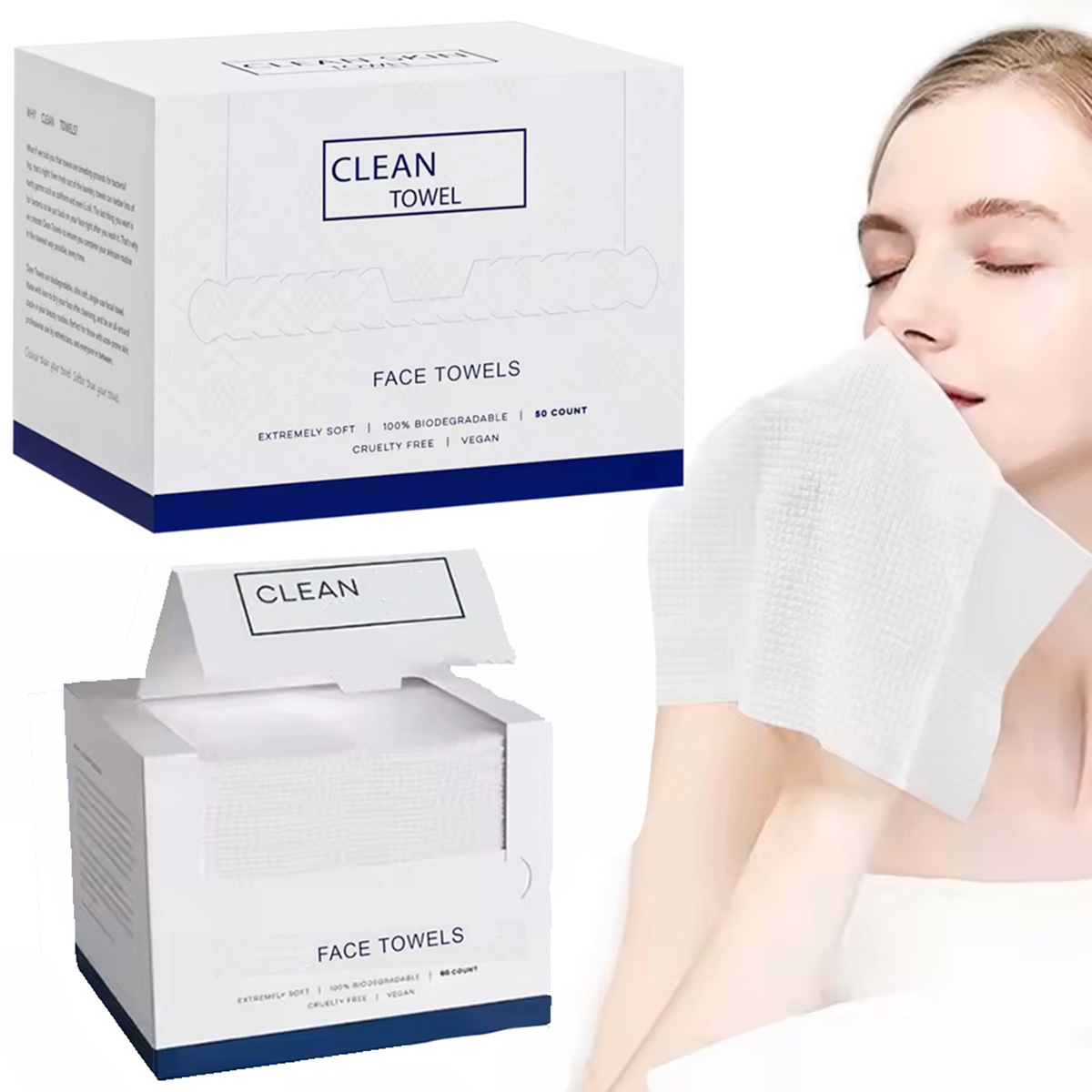 Paquete de 50 Toallitas Facial - Beauty Makeup Remover reseña y precio