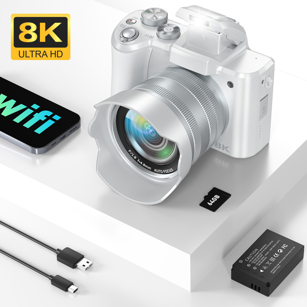 Cámara digital 8K para fotogra - Beauty Makeup Camera reseña y precio