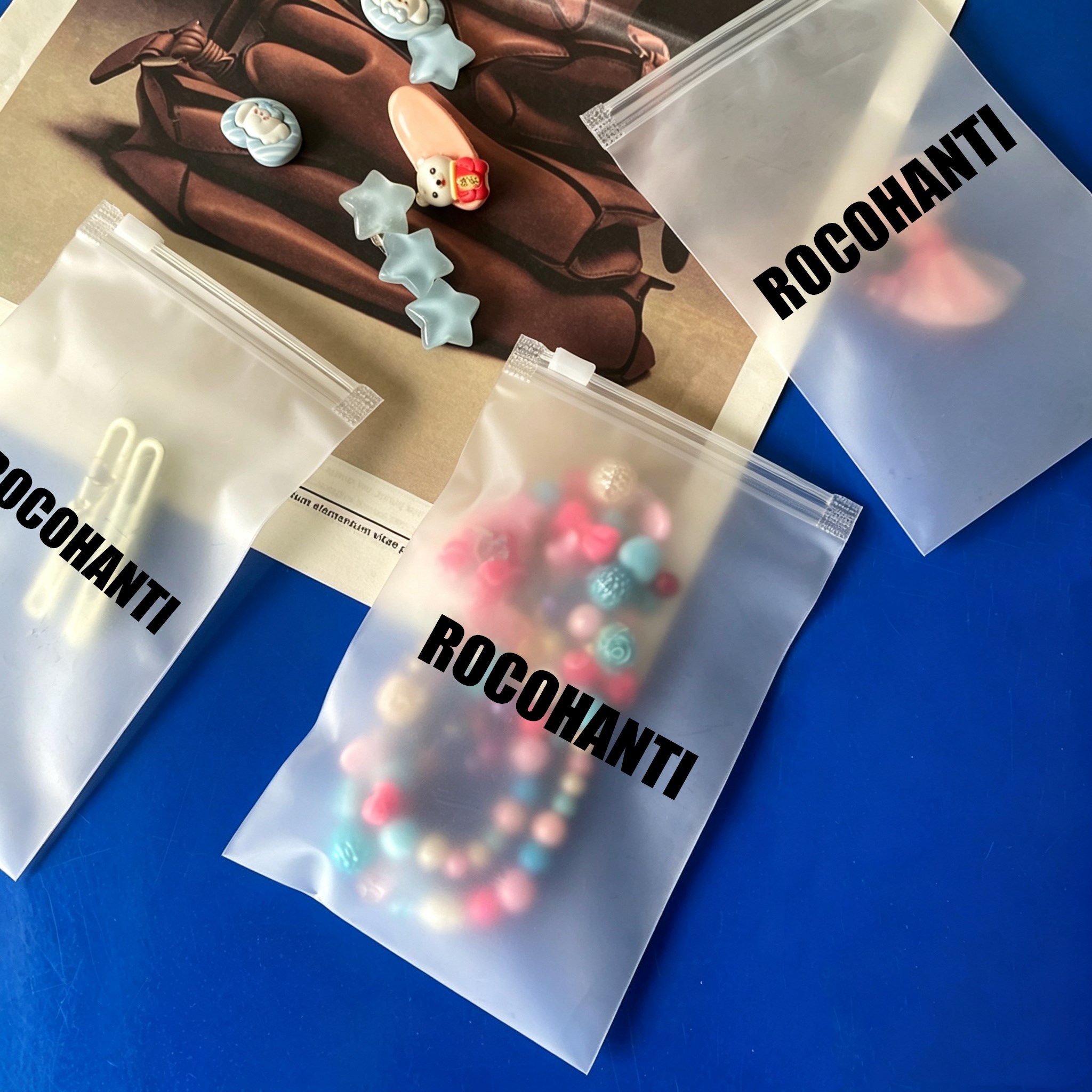 100X Bolsas de PVC Esmerilado  - Beauty Makeup Events reseña y precio