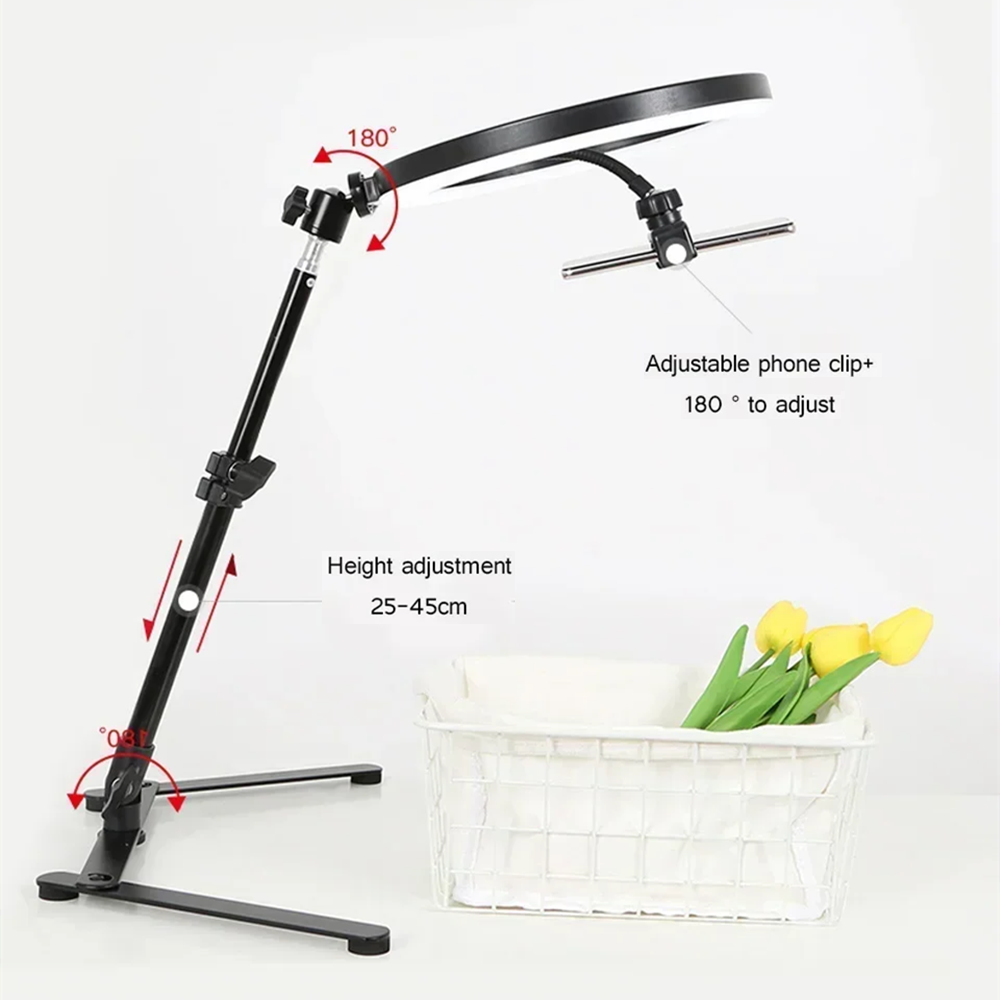 10''Ring Selfie Light Overhead - Beauty Makeup Camera reseña y precio