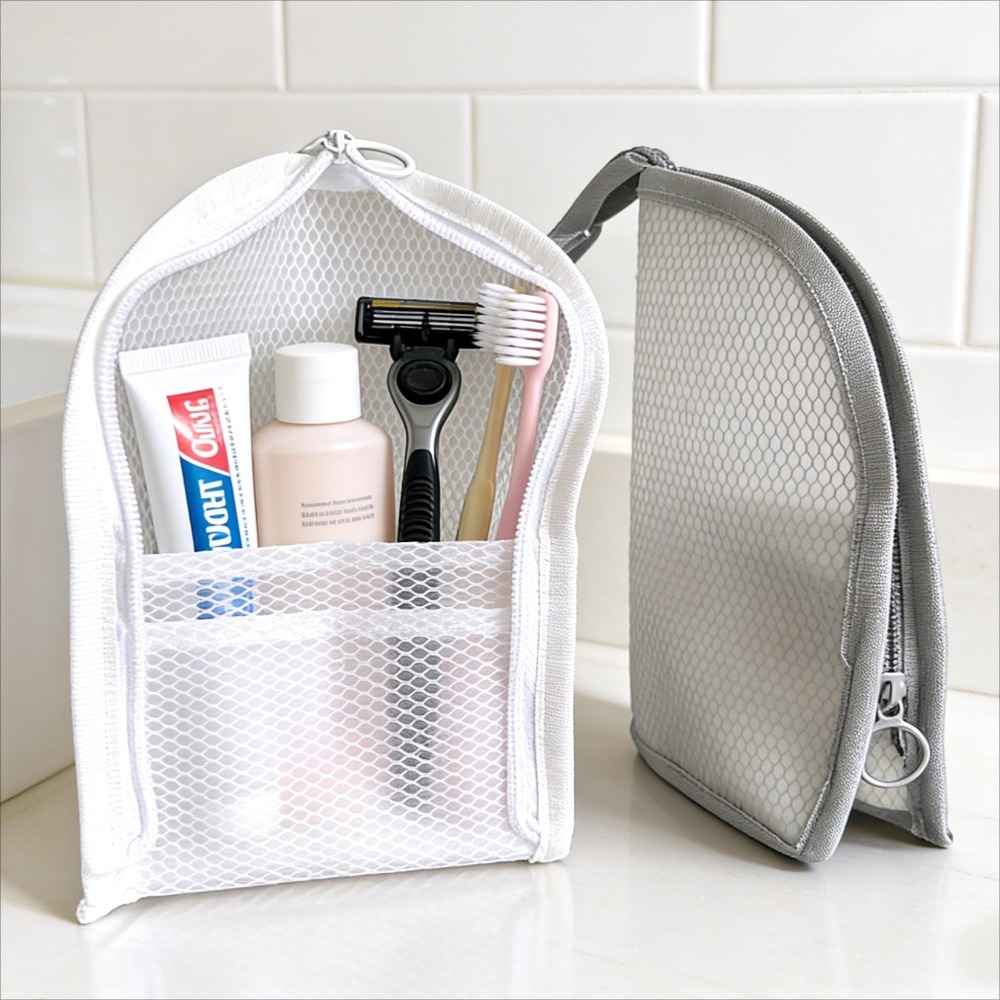 Bolsa de aseo de malla transpi - Beauty Preservation Makeup Bag reseña y precio