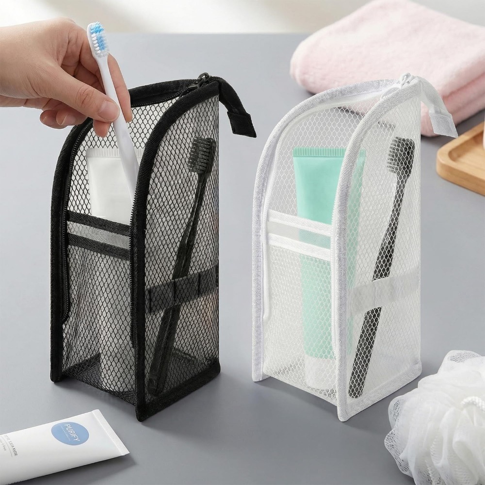 Bolsa de aseo de malla transpi - Beauty Preservation Makeup Bag reseña y precio
