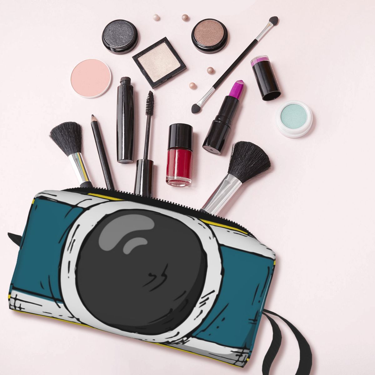 Bolsa de maquillaje retro clás - Beauty Makeup Camera reseña y precio