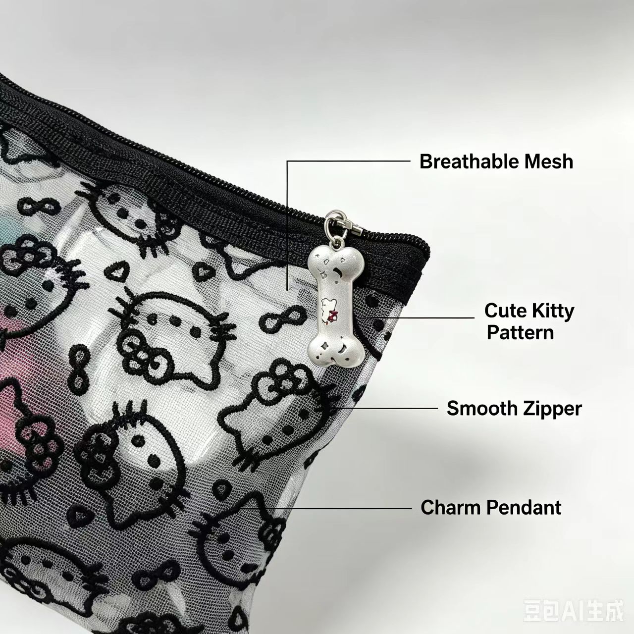 Bolsa de cosméticos de malla,  - Beauty Preservation Makeup Bag reseña y precio