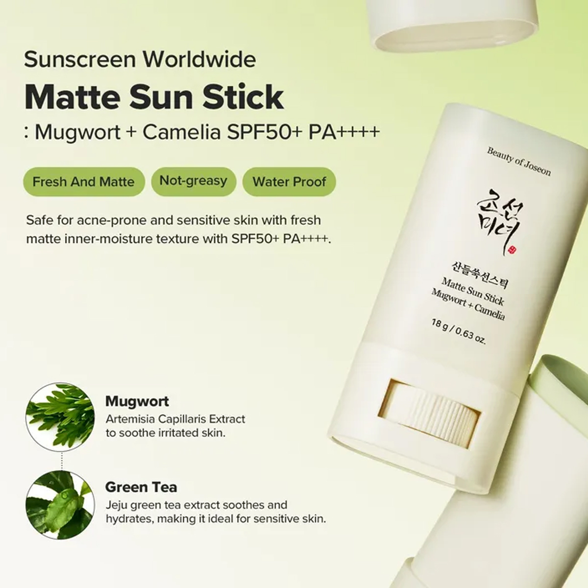 Protector Solar en Barra Mate  - Beauty Of Joseon Makeup reseña y precio